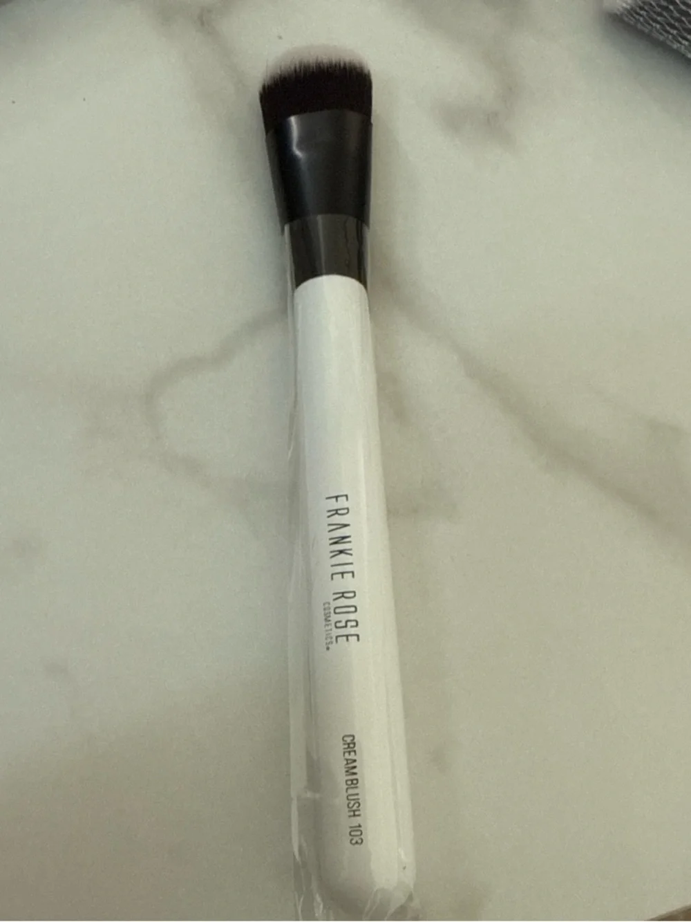 Two Frankie Rose Cream Blush Brush Duo - White Handles